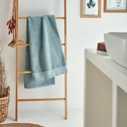 Drap De Douche*alinea Drap de douche en coton peigné - calaluna 70x140cm Bleu