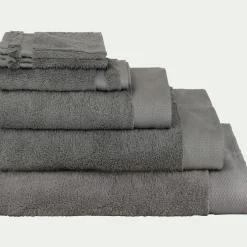 Drap De Douche*alinea Drap de douche en coton peigné - restanque 70x140cm Gris
