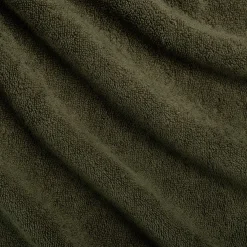 Drap De Douche*alinea Drap de douche frangé en coton 70x140cm - Vert cèdre