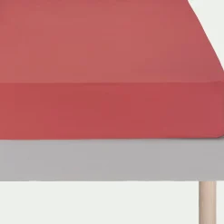 Drap Housse*alinea Drap housse en coton 140x200cm B30cm - framboise Rose