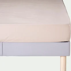 Drap Housse*alinea Drap housse en coton 140x200cm B40cm - alpilles Beige