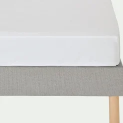 Drap Housse*alinea Drap housse en coton 140x200cm B40cm - Blanc