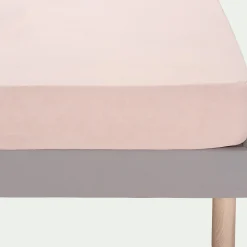 Drap Housse*alinea Drap housse en lin lavé 140x200cm B28cm - rosa Rose