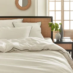 Drap Housse*alinea Drap housse en percale de coton 160x200cm B30cm - Blanc