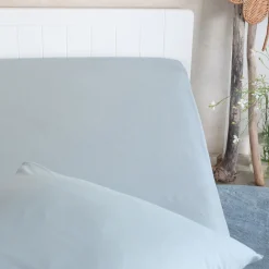 Linge De Lit Enfant|Linge De Lit Enfant*alinea Drap housse enfant en coton 90x200+B20cm - calaluna Bleu