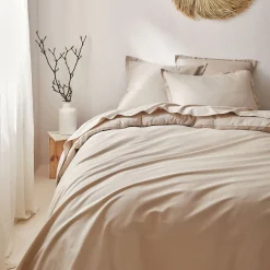 Drap Plat*alinea Drap plat en coton bio 270x300cm - alpilles Beige