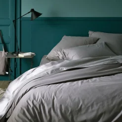 Drap Plat*alinea Drap plat en coton 270x300cm - restanque Gris