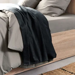 Drap Plat*alinea Drap plat en coton 270x300cm - calabrun Gris