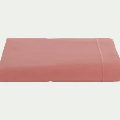 Drap Plat*alinea Drap plat en coton 270x300cm - ricin Rouge