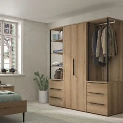 Dressing*alinea Dressing modulable en bois - Bois clair