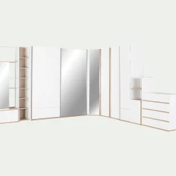 Dressing*alinea Dressing modulable en bois - blanc