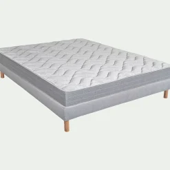 Literie By Alinea|Ensemble Matelas & Sommier*alinea Ensemble matelas équilibré en mousse et sommier tapissier ferme - Blanc