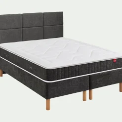 Epeda|Ensemble Matelas & Sommier*alinea Ensemble matelas ressorts+sommier ferme Epeda H68cm 2x80x200cm - Gris