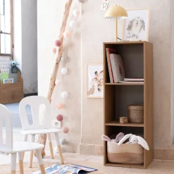 Bibliothèque Enfant|Bibliothèque Enfant*alinea Etagère 3 cases en bois - Bois clair