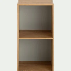 Bibliothèque Enfant|Bibliothèque Enfant*alinea Etagère 2 cases en bois - Bois clair
