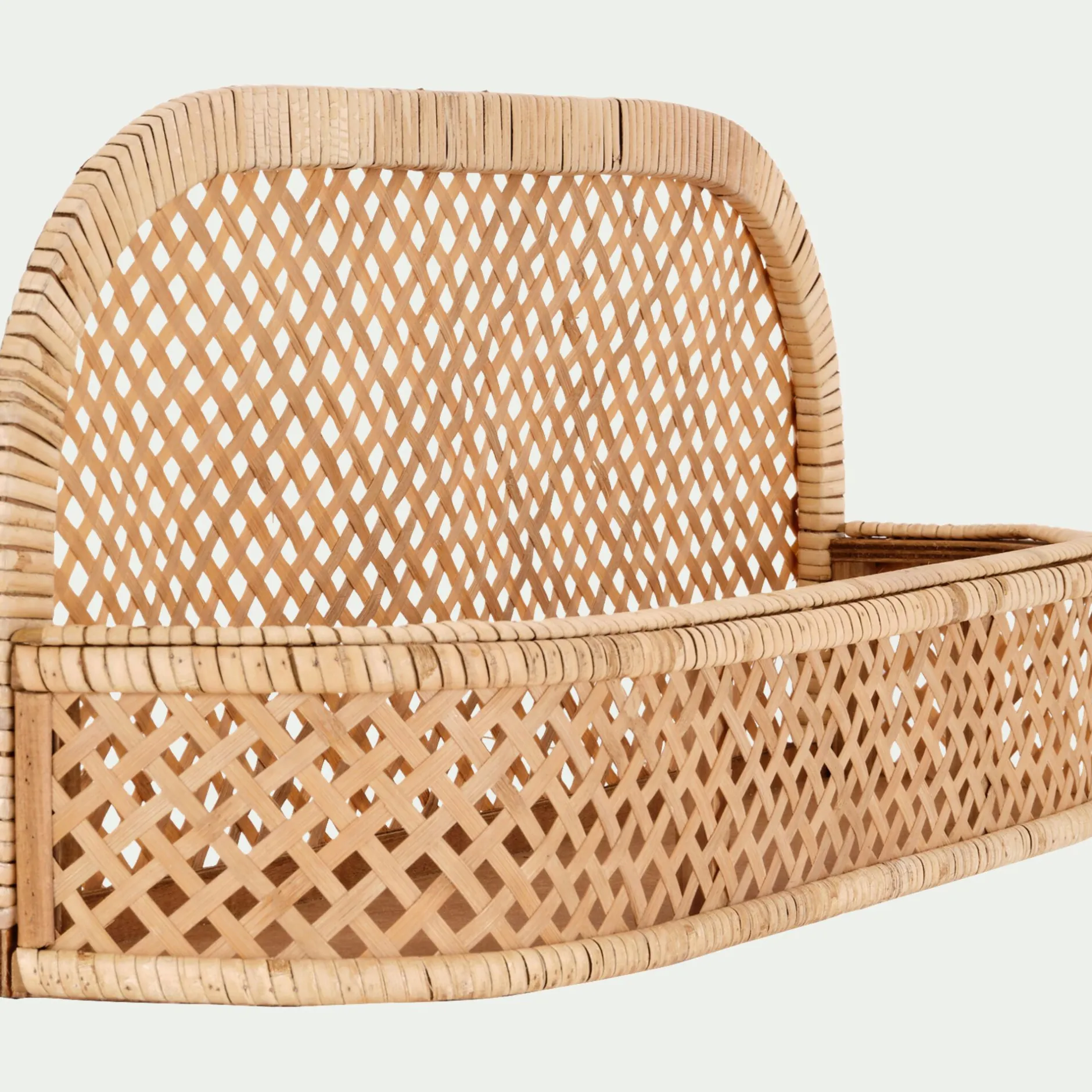Matelas Enfant|Déco Murale*alinea Etagère murale en bambou - L56xl14xH24cm Naturel