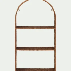 Étagère Murale*alinea Etagère murale en rotin L40xH72cm - Naturel