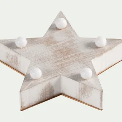 Décoration De La Table De Noël|Objet Décoratif De Noël*alinea Etoile à poser à LED - Blanc