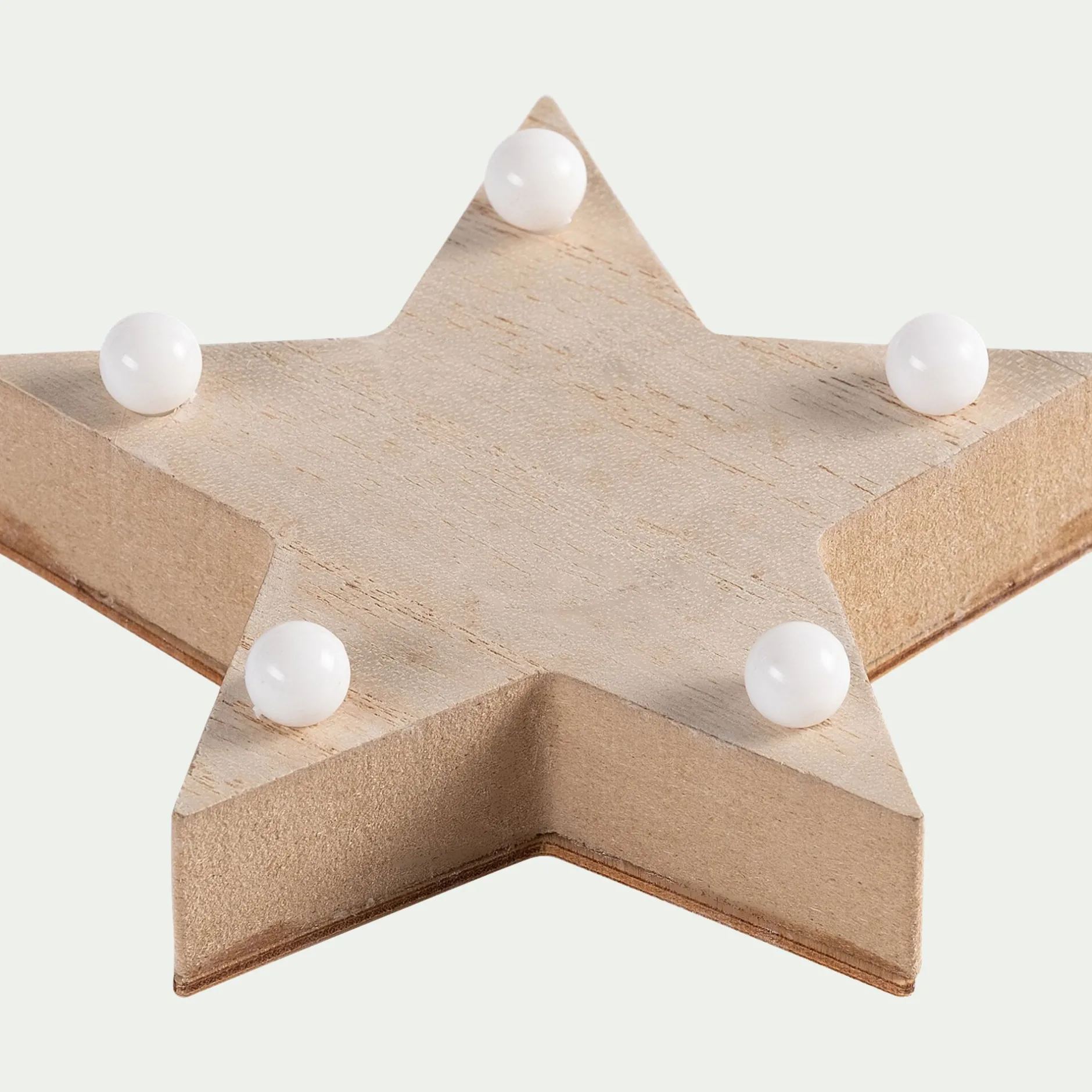 Décoration De La Table De Noël|Objet Décoratif De Noël*alinea Etoile à poser à LED - Blanc