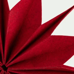 Suspension De Noël|Décoration À Suspendre*alinea Etoile à suspendre en feutrine D40cm - Rouge