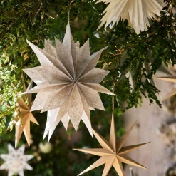 Suspension De Noël|Décoration À Suspendre*alinea Etoile à suspendre en feutrine D40cm - Blanc