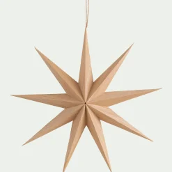 Suspension De Noël|Décoration À Suspendre*alinea Etoile à suspendre en papier D30cm - Beige