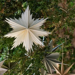 Suspension De Noël|Décoration À Suspendre*alinea Etoile à suspendre en papier D40cm - Blanc