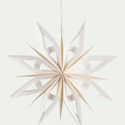 Suspension De Noël|Décoration À Suspendre*alinea Etoile à suspendre en papier D30cm - Blanc