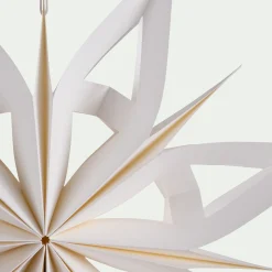 Suspension De Noël|Décoration À Suspendre*alinea Etoile à suspendre en papier D30cm - Blanc