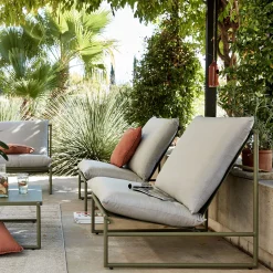 Fauteuil De Jardin*alinea Fauteuil de jardin en aluminium - cèdre Vert