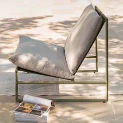 Fauteuil De Jardin*alinea Fauteuil de jardin en aluminium - cèdre Vert