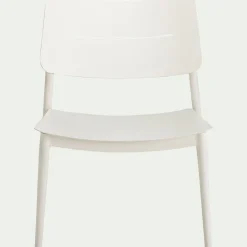 Pouf Exterieur|Fauteuil De Jardin*alinea Fauteuil de jardin en aluminium - Blanc