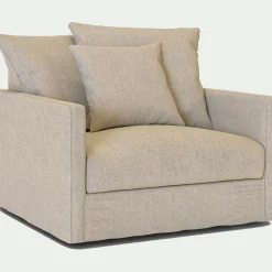 Fauteuil*alinea Fauteuil en tissu - alpilles Beige