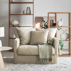 Fauteuil*alinea Fauteuil en tissu - alpilles Beige