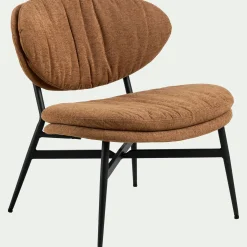 Fauteuil*alinea Fauteuil en tissu - brun rustrel Marron