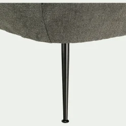 Fauteuil*alinea Fauteuil en tissu avec piétement en acier - vésuve Gris