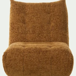 Fauteuil*alinea Fauteuil en tissu chenille - argan Jaune