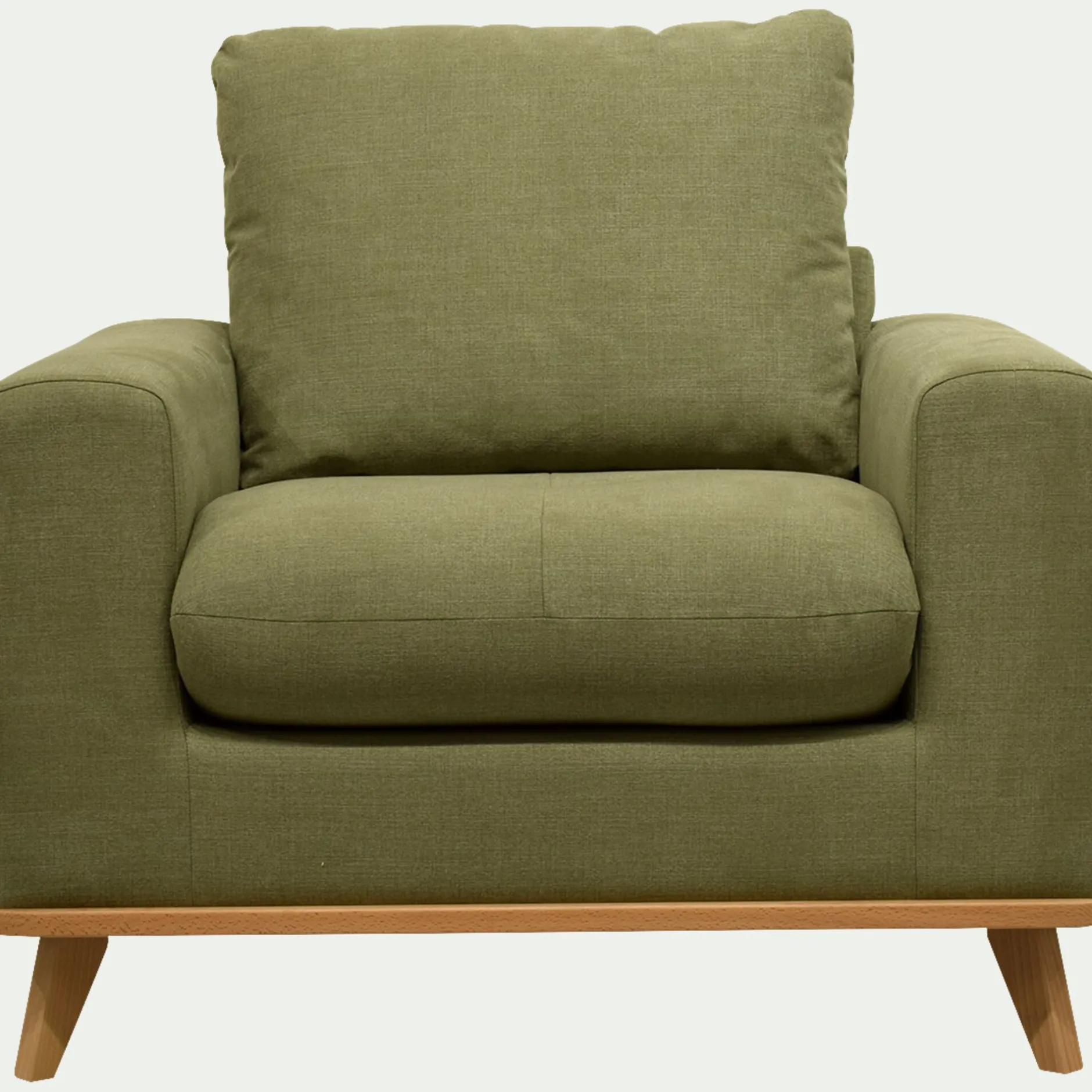 Fauteuil*alinea Fauteuil en tissu cosmo - kaki Vert