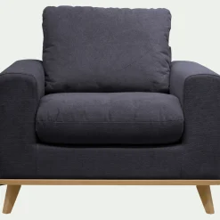 Fauteuil*alinea Fauteuil en tissu crown - calabrun Bleu