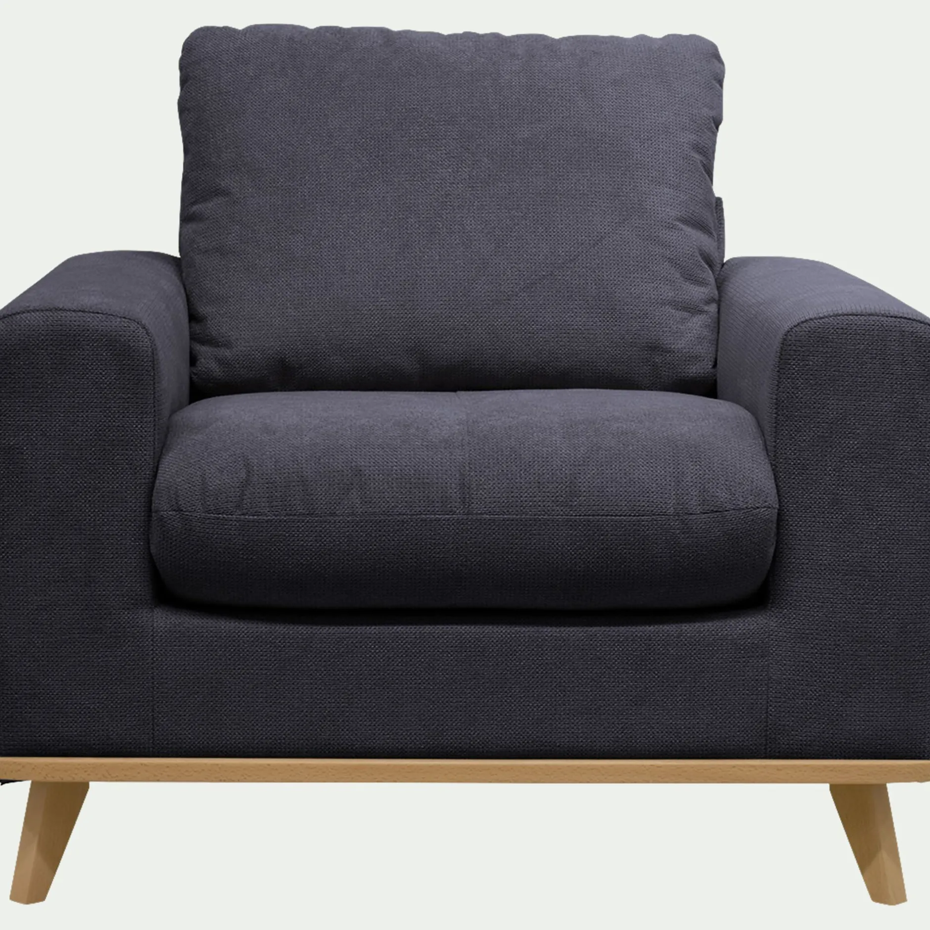 Fauteuil*alinea Fauteuil en tissu crown - calabrun Bleu