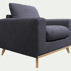 Fauteuil*alinea Fauteuil en tissu crown - calabrun Bleu