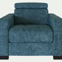 Fauteuil*alinea Fauteuil en tissu Genesis - figuerolles Bleu