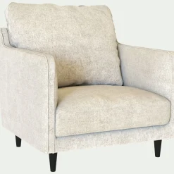 Fauteuil*alinea Fauteuil en tissu genesis - ventoux Blanc