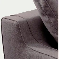 Fauteuil*alinea Fauteuil en tissu joint - restanque Gris