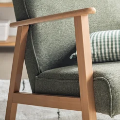 Fauteuil*alinea Fauteuil en tissu Loft - cèdre Vert