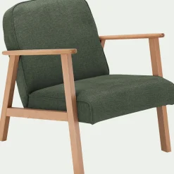 Fauteuil*alinea Fauteuil en tissu Loft - cèdre Vert