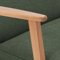 Fauteuil*alinea Fauteuil en tissu Loft - cèdre Vert