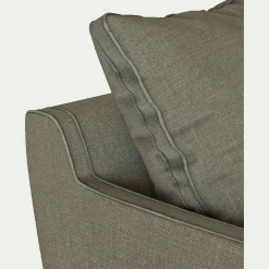 Fauteuil*alinea Fauteuil en tissu mixte - Vert cèdre