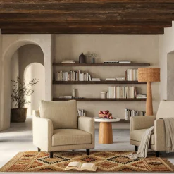 Fauteuil*alinea Fauteuil en tissu mixte - alpilles Beige