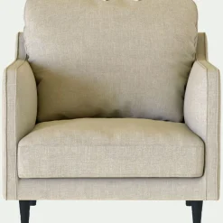 Fauteuil*alinea Fauteuil en tissu mixte - alpilles Beige